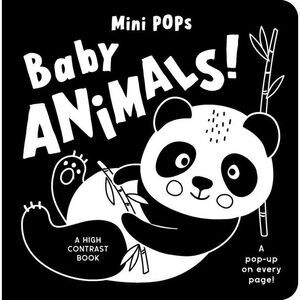 Mini Pops: Baby Animals!: A High Contrast Pop-Up Book -- Lake Press